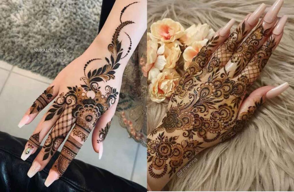 Instagram Stylish Royal Front Hand Mehndi Design: Elegant